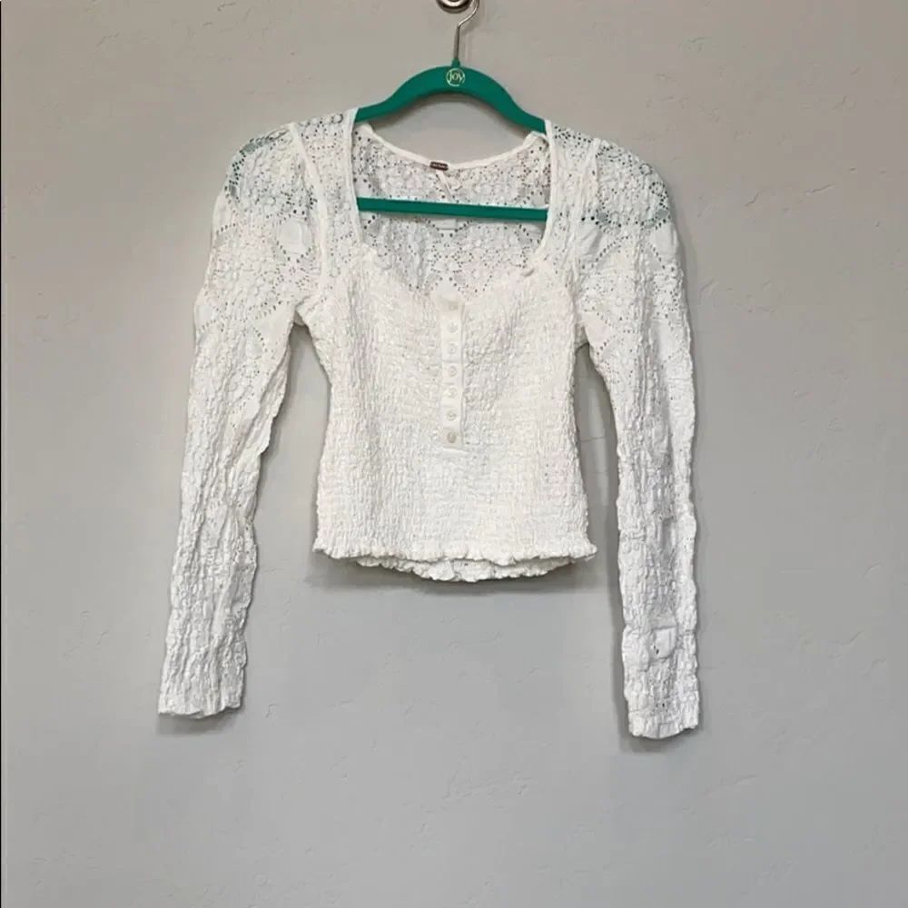 Free People Cream Top  - Picture 7 of 11
